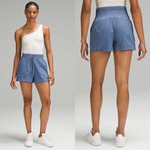 NWT Lululemon Dance Studio High-Rise‎ Short 3.5" Oasis Blue W7CCGS Size 8